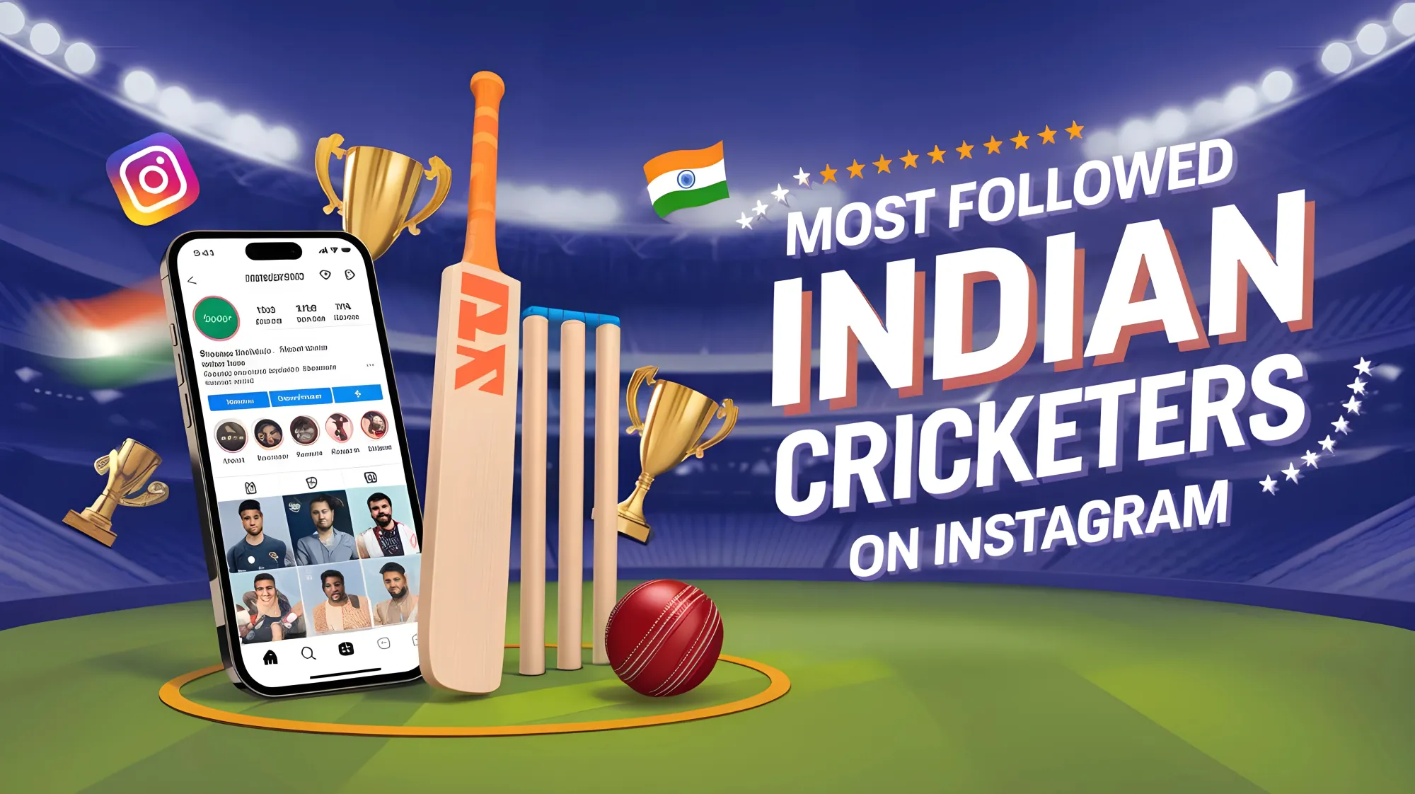 Most Followed Indian Cricketers on Instagram in 2025