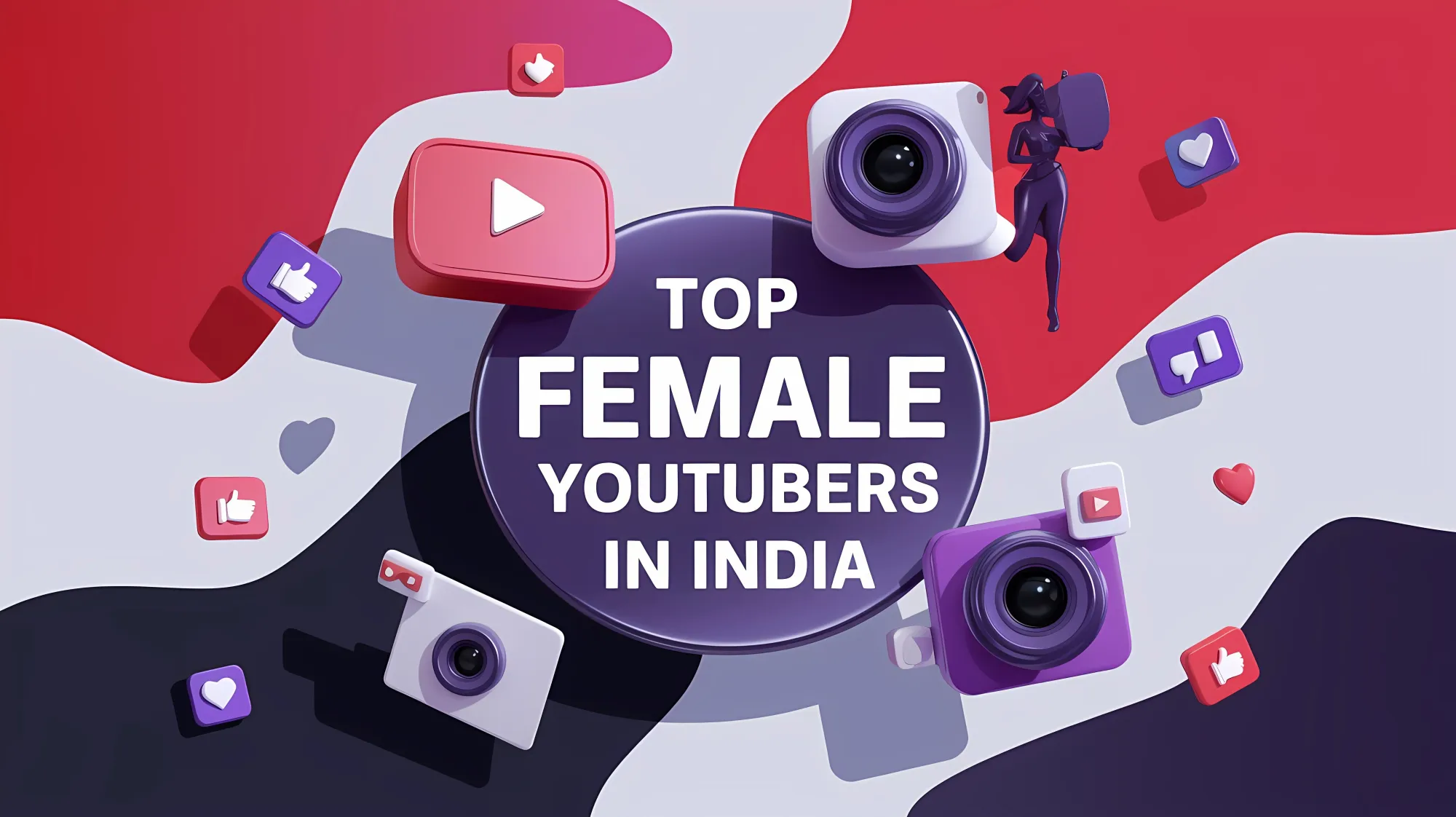 Top Female YouTubers in India 2025